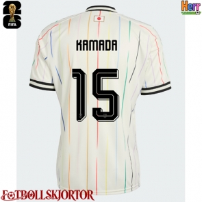 Japan Daichi Kamada #15 Bortatröja VM 2026 Kortärmad